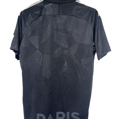Black football jersey short-sleeved shirt