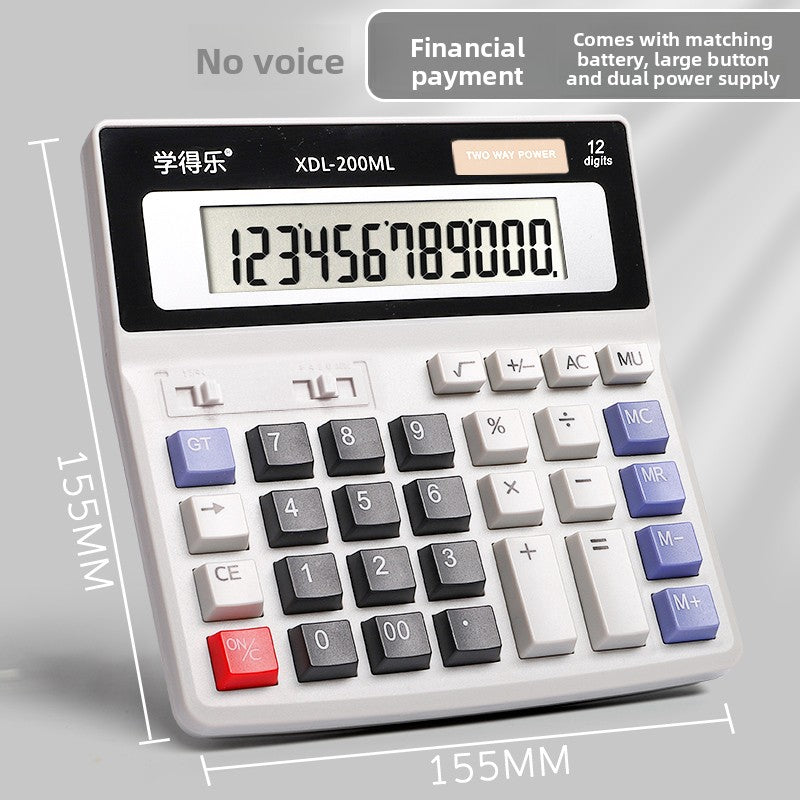 Voice Calculator with Flexible Keyboard
