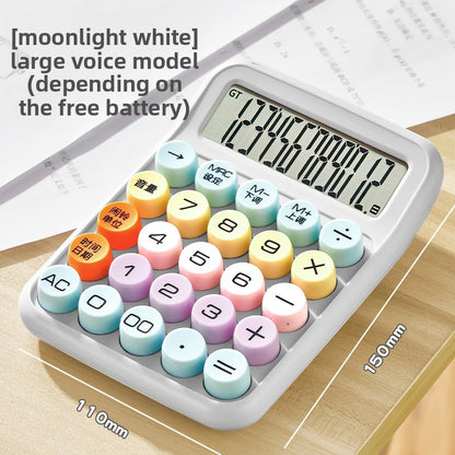 Voice Calculator with Flexible Keyboard
