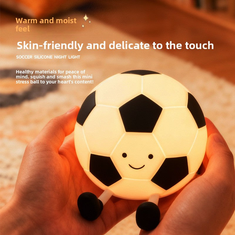 Football Shape Sensor Night Light with Touch Control