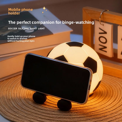 Football Shape Sensor Night Light with Touch Control