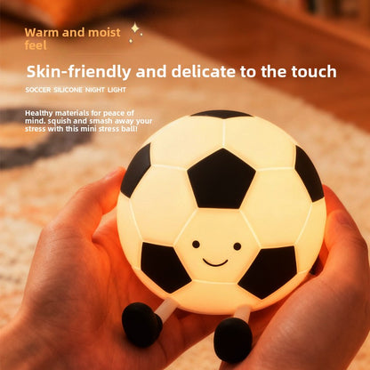 Football Shape Sensor Night Light with Touch Control