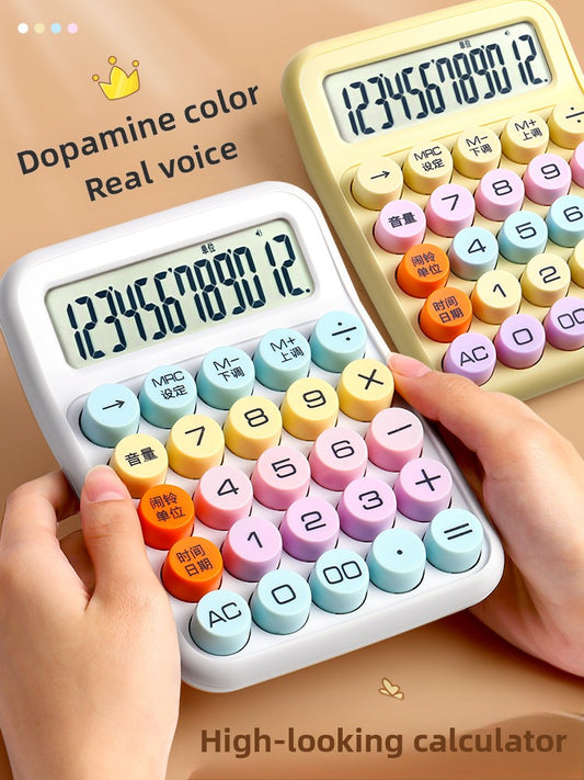 Voice Calculator with Flexible Keyboard