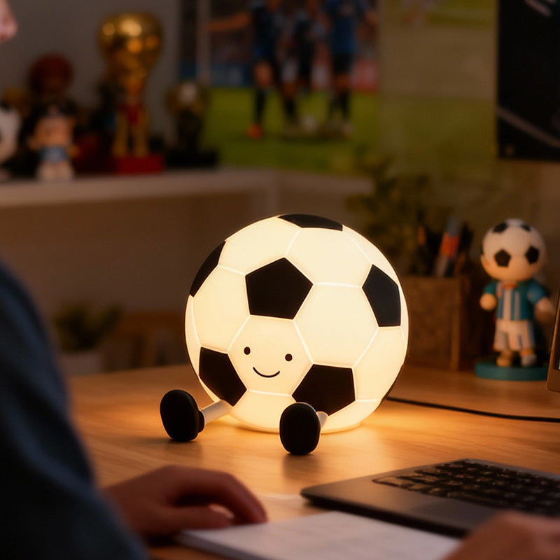 Football Shape Sensor Night Light with Touch Control