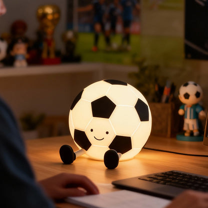 Football Shape Sensor Night Light with Touch Control